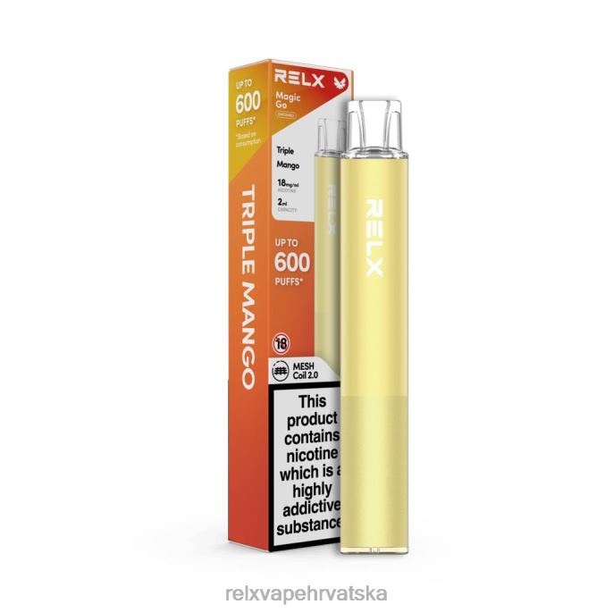 RELX Cigarete Prodajna Mesta | RELX MagicGo ga600 trostruki mango 4TZ0047
