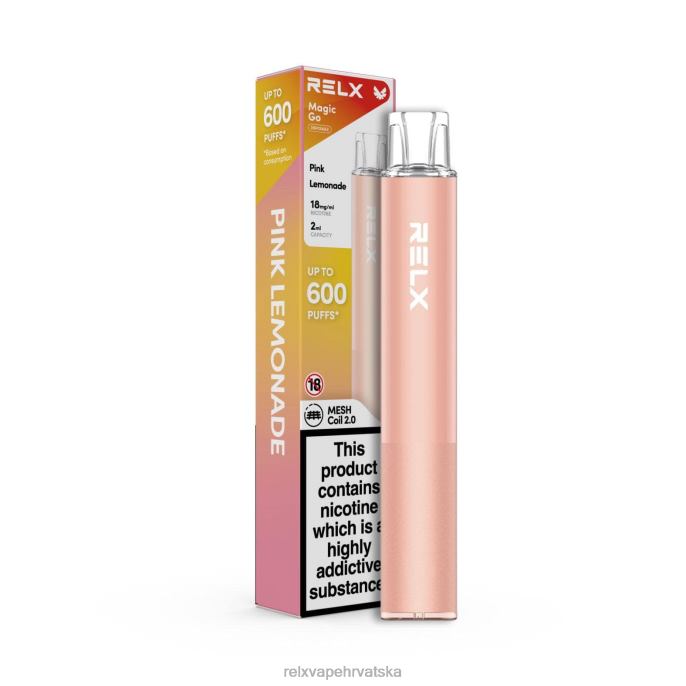 RELX Vape Zagreb | RELX MagicGo ga600 ružičasta limunada 4TZ0044