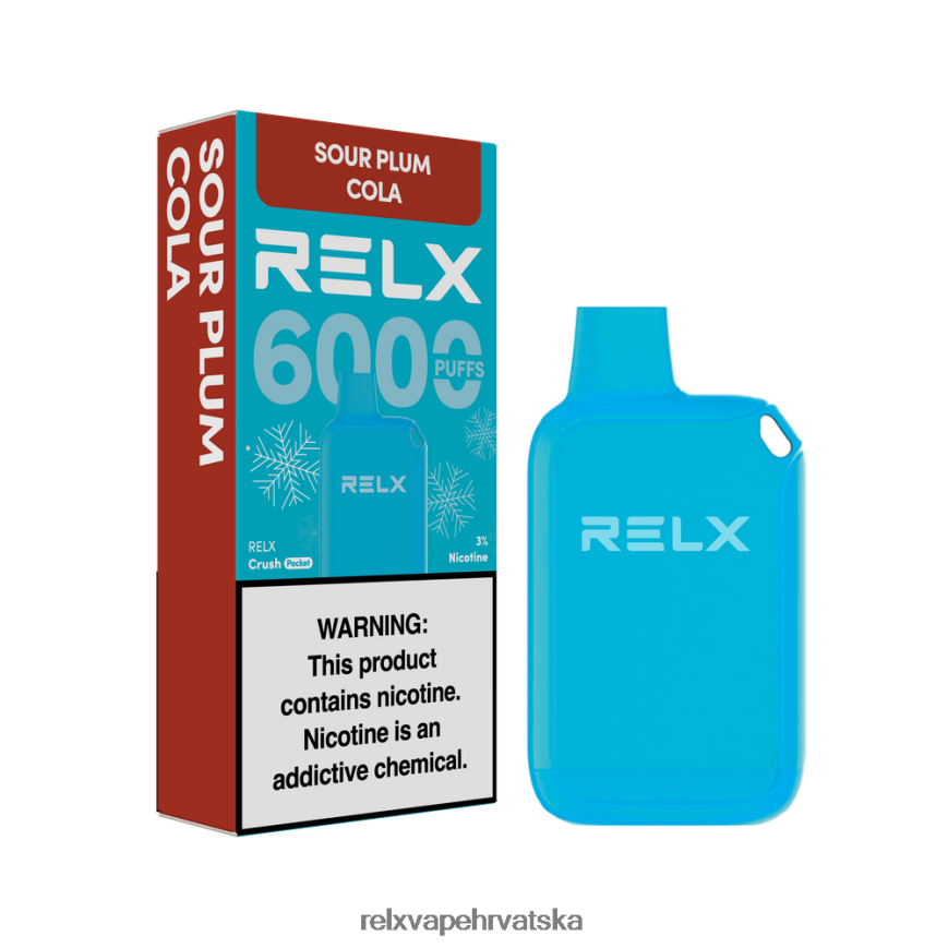 RELX Hrvatska | kisela šljiva cola RELX Crush Pocket 6000 ledeno 480L2N19
