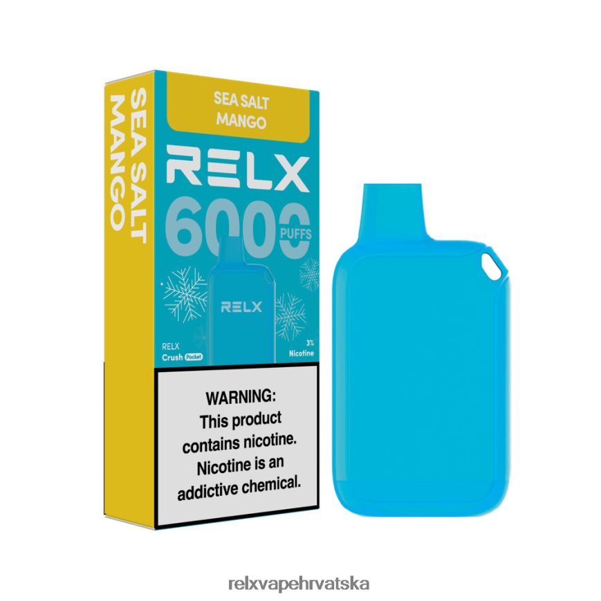 RELX Okusi | morska sol mango RELX Crush Pocket 6000 ledeno 480L2N13
