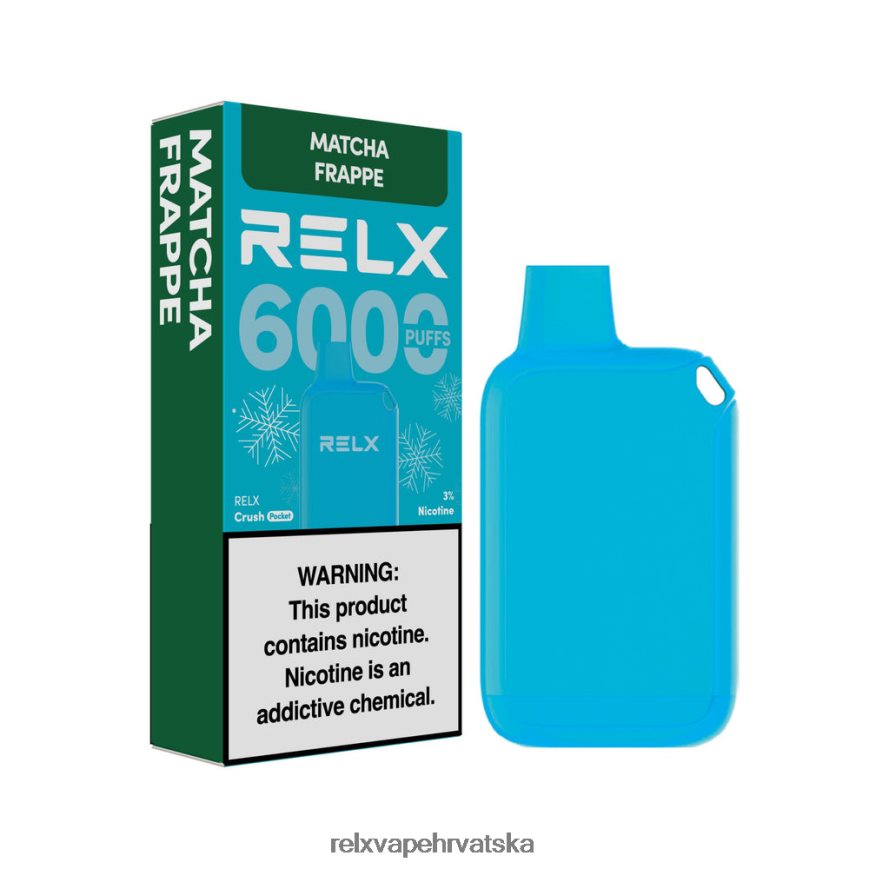 RELX Vape Cijena | matcha frape RELX Crush Pocket 6000 ledeno 480L2N17