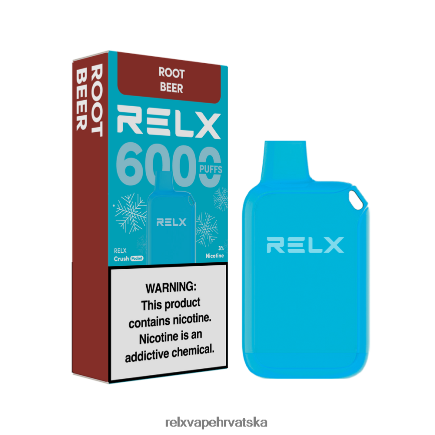 RELX Vape Hrvatska | korijensko pivo RELX Crush Pocket 6000 ledeno 480L2N20