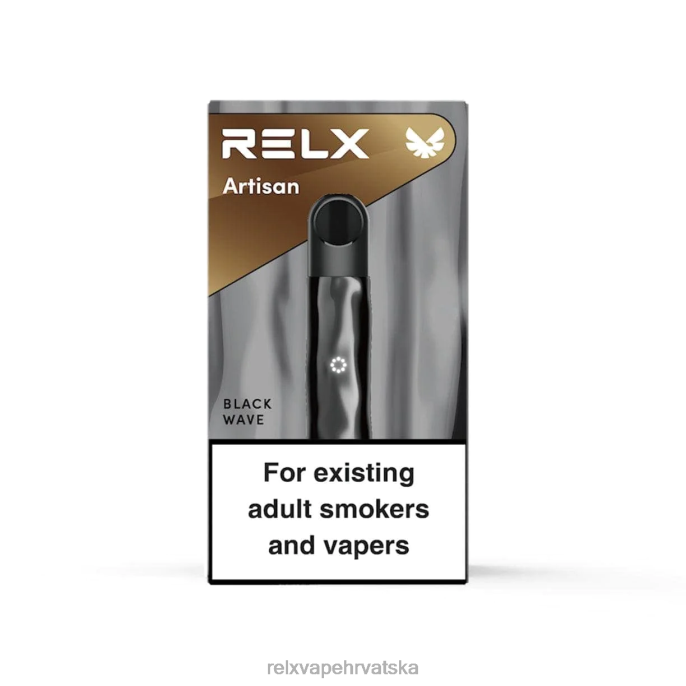 RELX Vape Zagreb | RELX Metal Artisan uređaj crni val 4TZ0064
