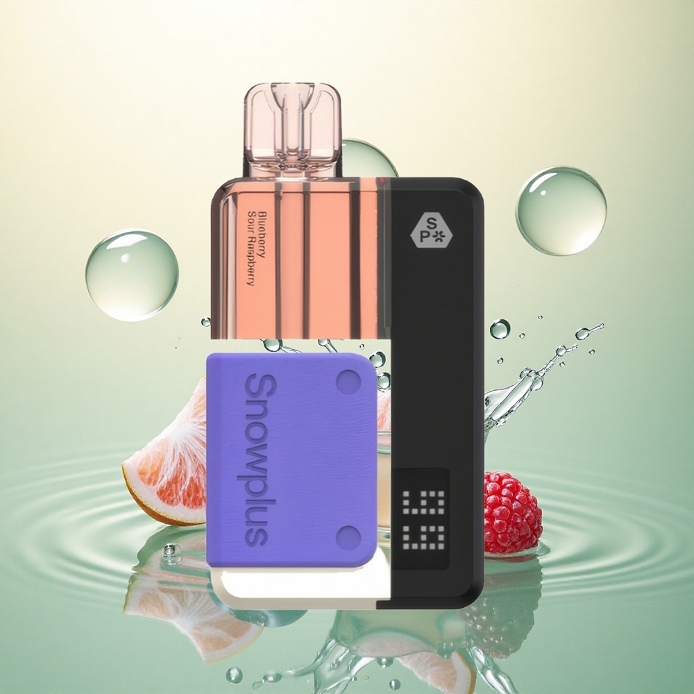 Snowplus Swift 15000 Puffs Pod Kit Boravična Omamljujuća Malina s 1000 mAh i Dual Mesh