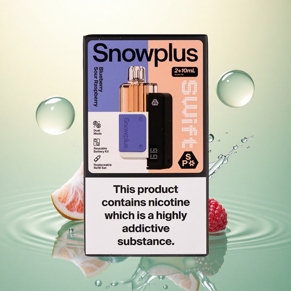 Snowplus Swift 5000 Puffs Boravica Kisela Malina Dual Mesh 1000 mAh