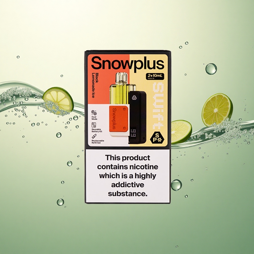 Snowplus Swift 5000 Puffs Crna Limunada Led 2% nikotina Dual Mesh