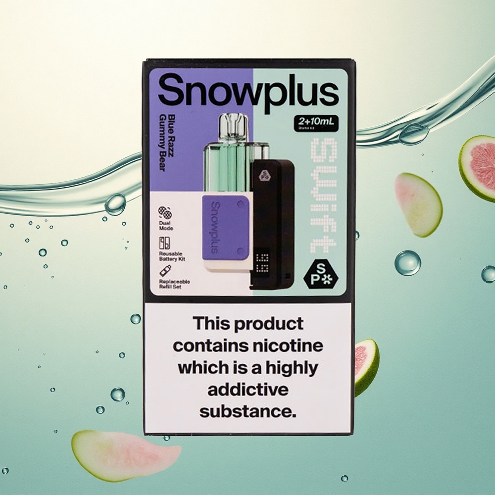 Snowplus Swift 5000 Puffs Plavi Malini Medvjedić Dual Mesh 2% Nikotina