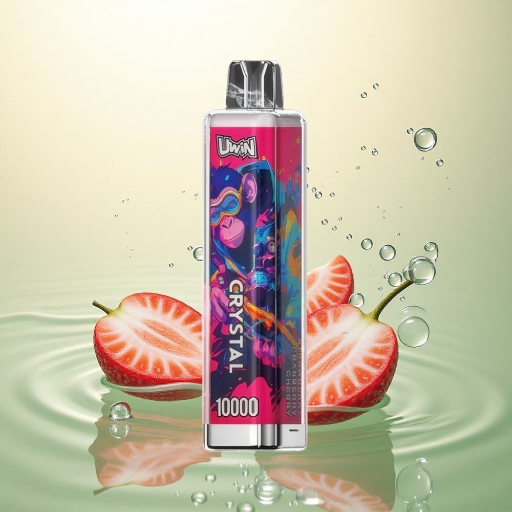 Uwin Crystal 10000 Puffs Jagoda Brusnica Trešnja RGB s 18ml i 650mAh
