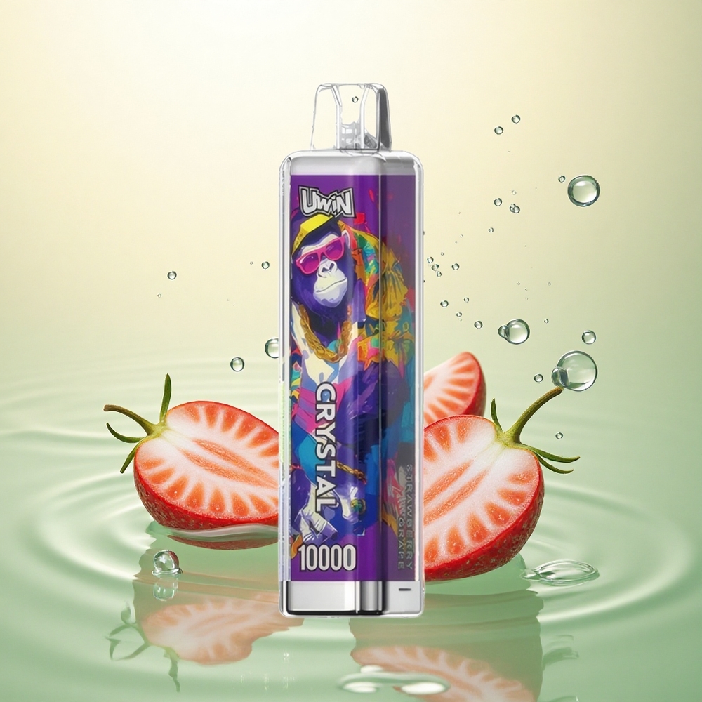 Uwin Crystal 10000 Puffs Jagoda Grožđe RGB sa 5% nikotina i 650mAh baterijom