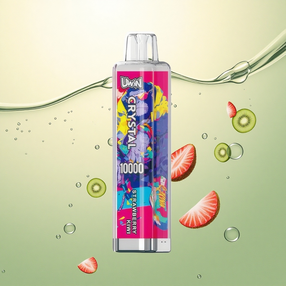 Uwin Crystal 10000 Puffs Jagoda Kivi 18ml 650mAh RGB