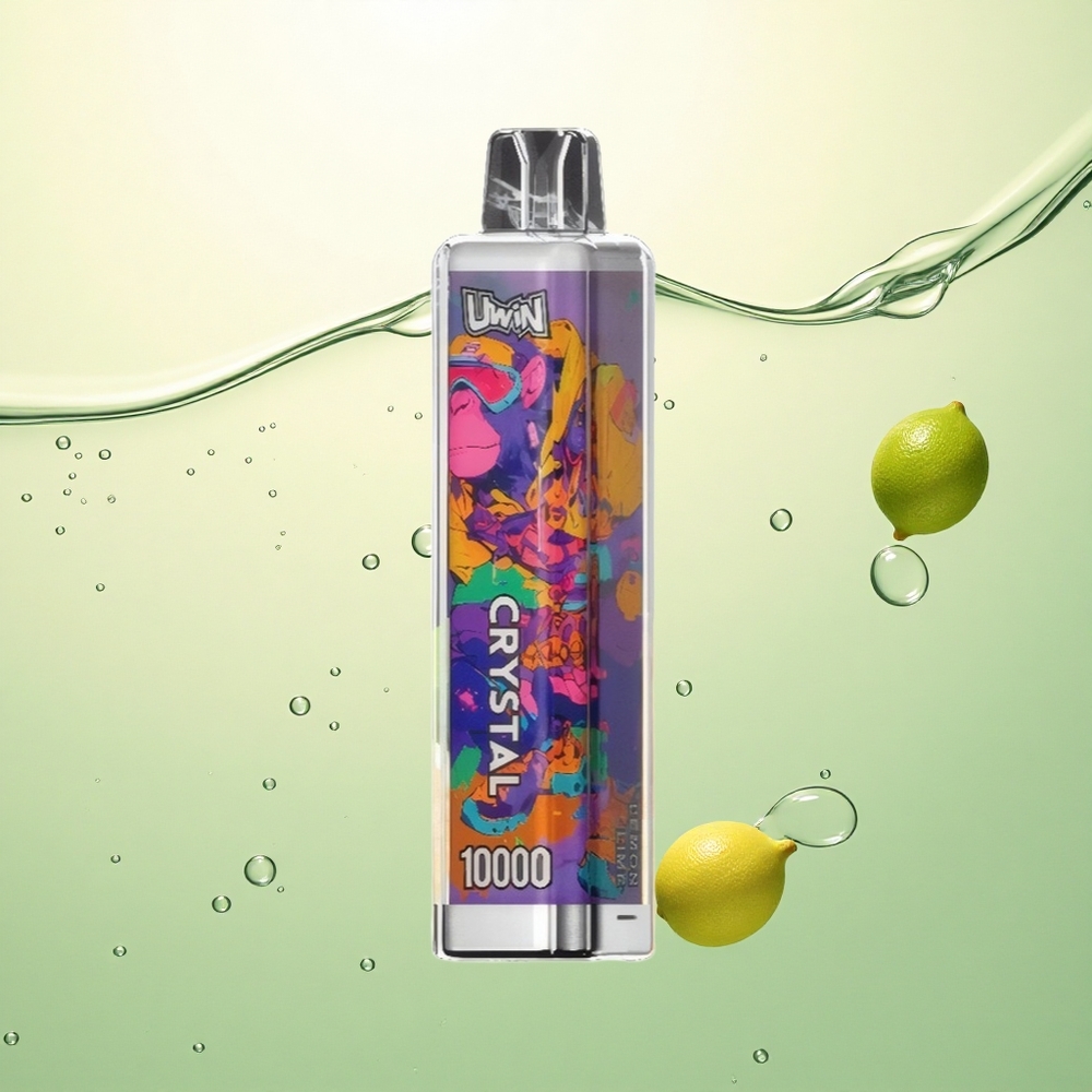 Uwin Crystal 10000 Puffs Limun Limeta RGB 18ml 650mAh