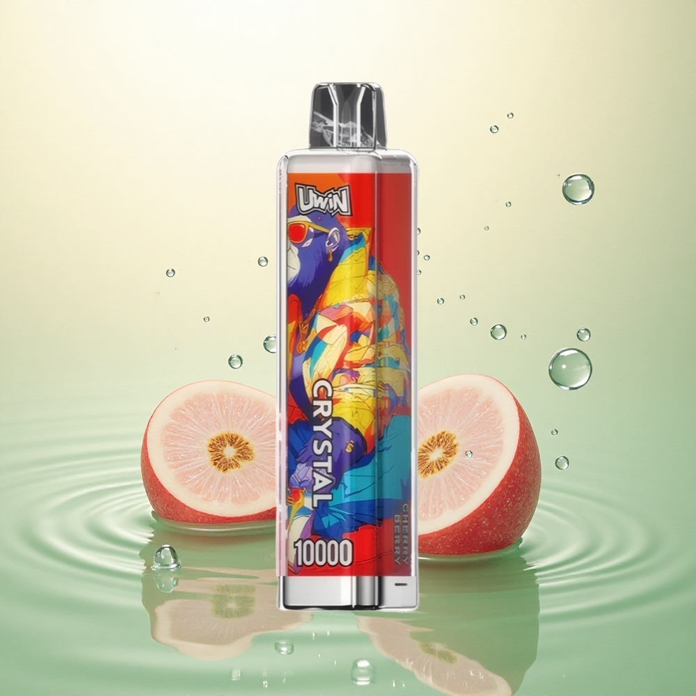 Uwin Crystal 10000 Puffs Trešnja Bobica RGB 18ml 650mAh