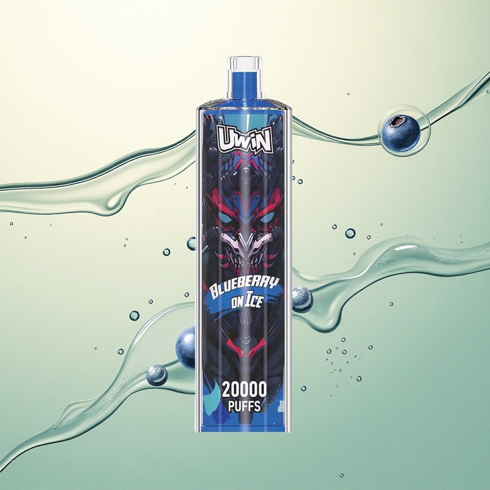 Uwin Shisha Hookah Crystal 20000 Puffs Borovnica Na Ledu s Mesh coil i 650 mAh