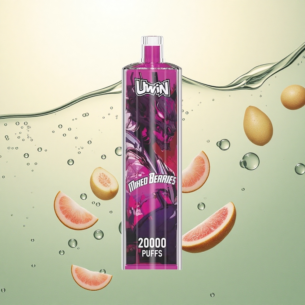 Uwin Shisha Hookah Crystal 20000 Puffs Mješavina Bobica Shisha Hookah Kristal 0% nikotina 650 mAh