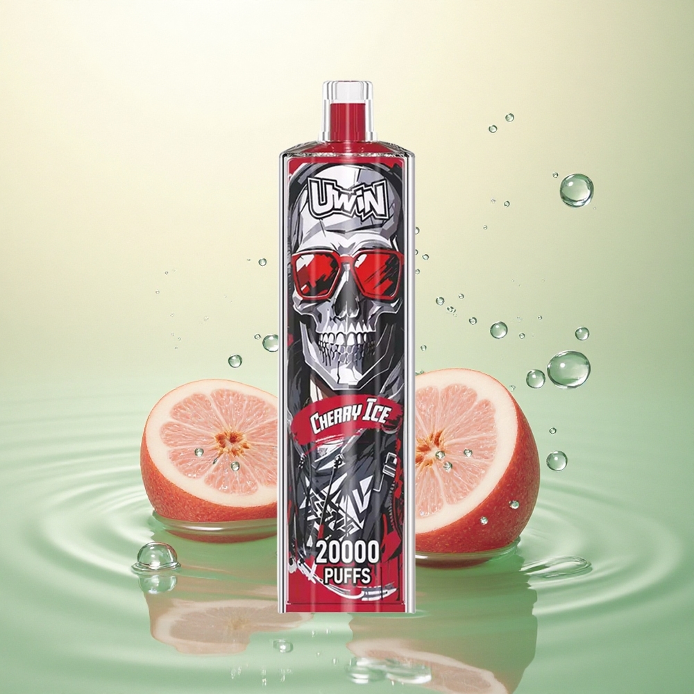 Uwin Shisha Hookah Crystal 20000 Puffs Trešnja Led 0% nikotina Tip-C