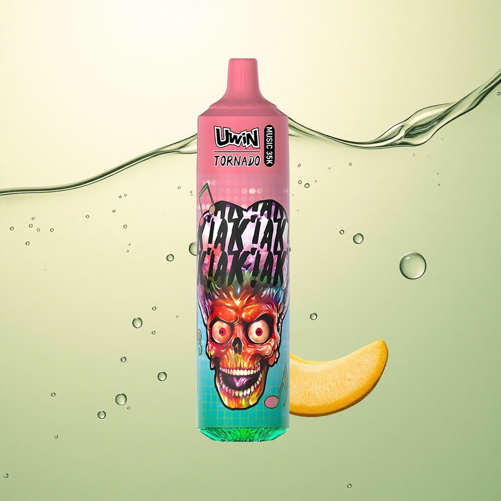 Uwin Tornado 35K Music Puffs Breskva Mango Ananas 5% nikotina 600mAh