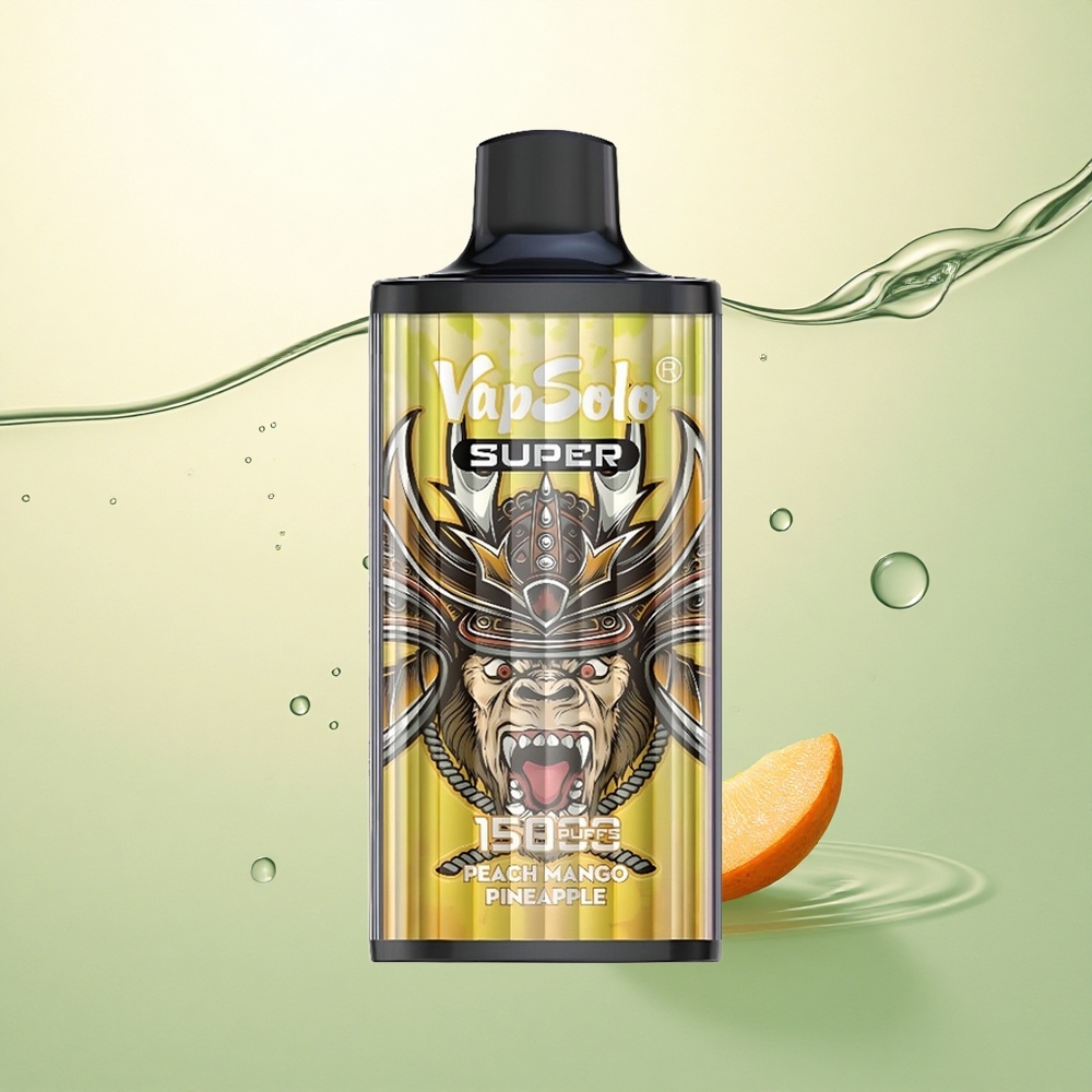 Vapsolo Super 15000 Puffs Breskva Mango Ananas s 40ml e-tekućine i 850mAh baterijom
