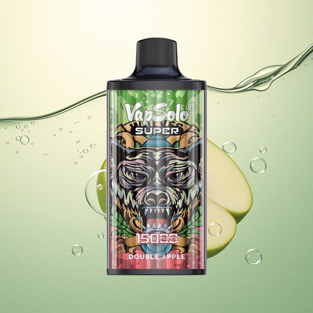 Vapsolo Super 15000 Puffs Dvostruka Jabuka 40ml Nikotin 850mAh