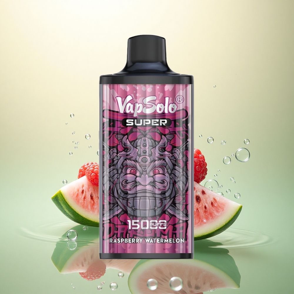 Vapsolo Super 15000 Puffs Malina Lubenica 40ml Nikotin 850mAh