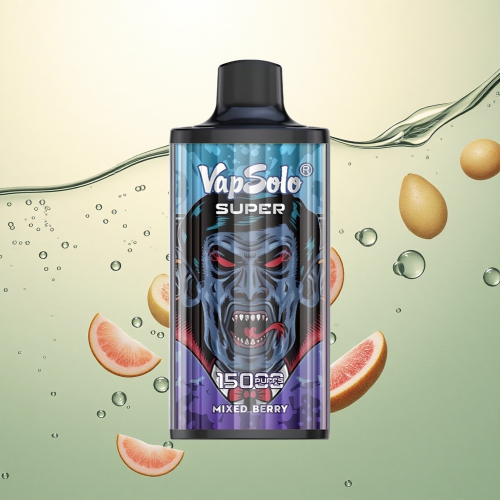 Vapsolo Super 15000 Puffs Mješavina Bobica 40ml Nikotin 850mAh