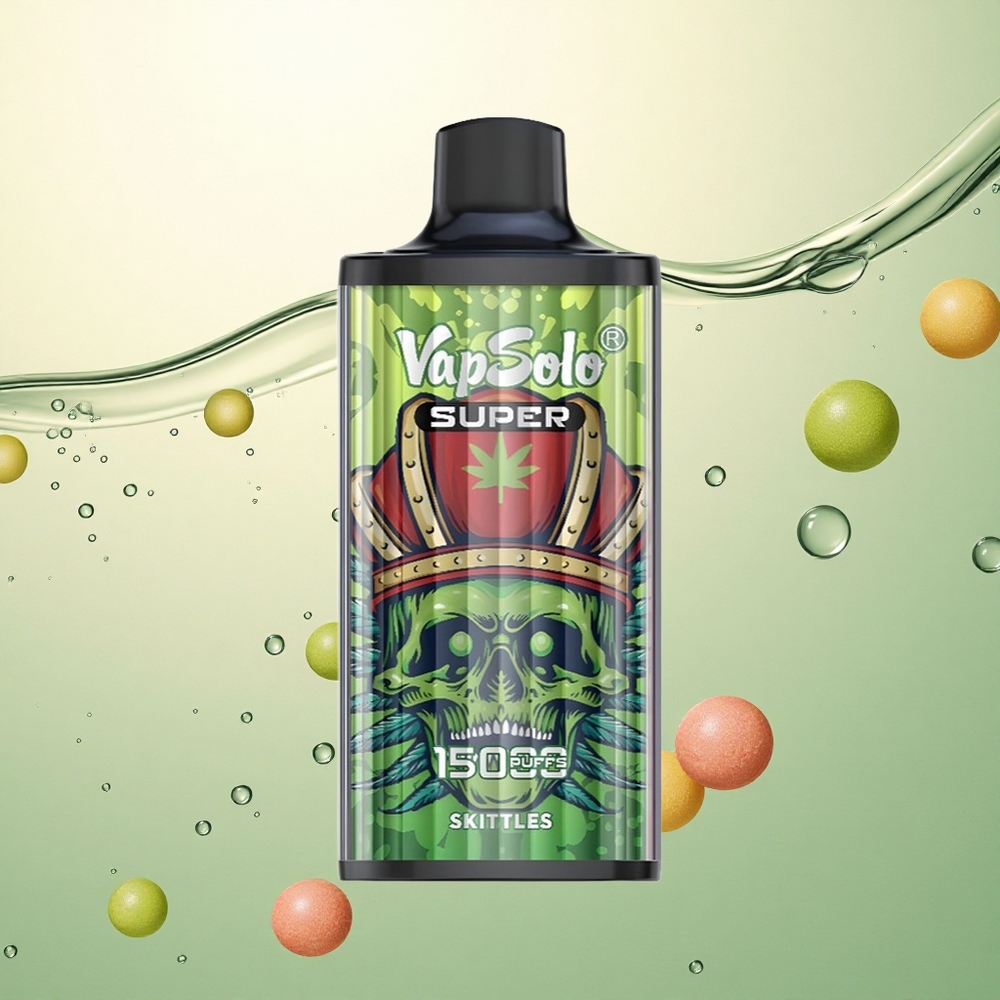 Vapsolo Super 15000 Puffs Šareni oblaci 40ml Nikotin 850mAh