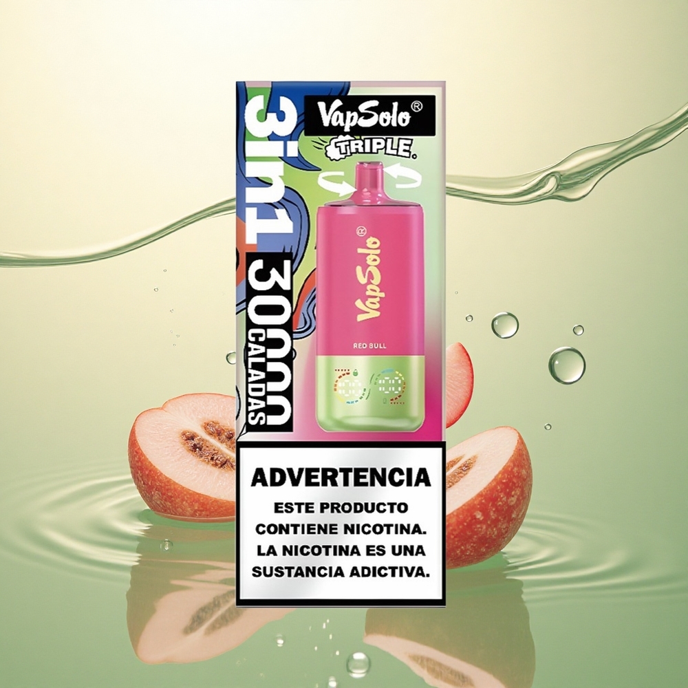 Vapsolo Triple 30000 Puffs Crveni Bik Tripe 40ml Nikotin