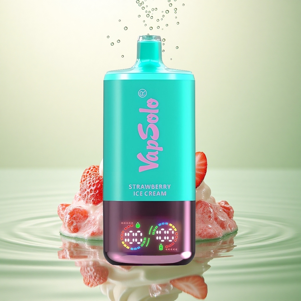 Vapsolo Triple 30000 Puffs Jagodni Sladoled 40ml 20mg nikotina Tip-C