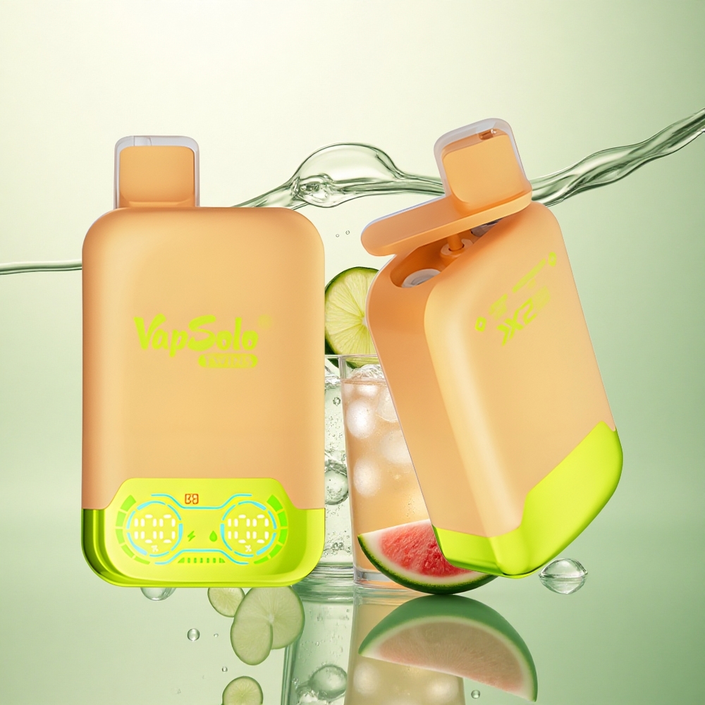 Vapsolo Twins 20000 Puffs Limeta Lubenika Led s 40 ml e-tekućine i 20 mg/ml nikotina