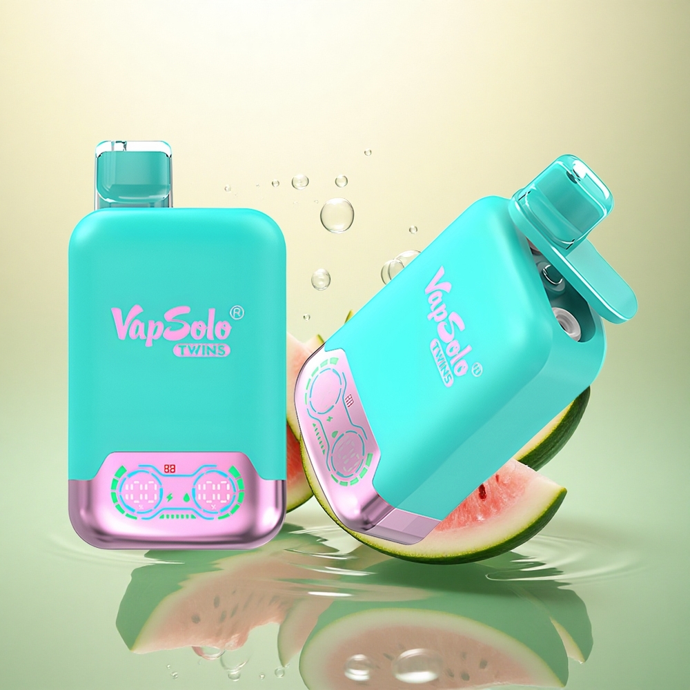 Vapsolo Twins 20000 Puffs Trosta lubenica & malina s 40 ml e-tekućine i 50mg/ml nikotina