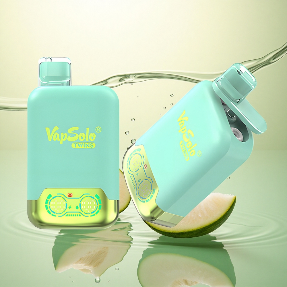 Vapsolo Twins 20000 Puffs Trostruka dinja i ananas kokos s 40 ml e-tekućine i 20mg/ml nikotina
