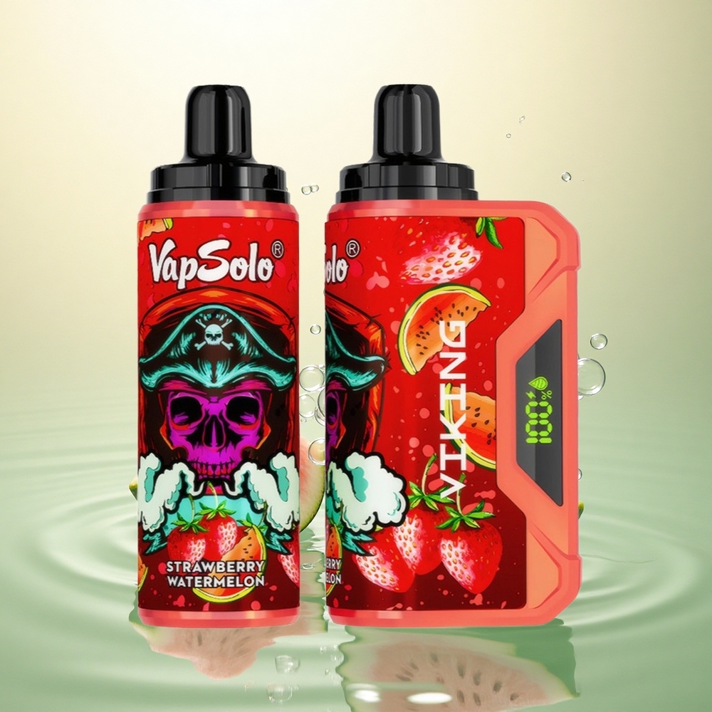 VapSolo VIKING 12000 Puffs Jagoda Lubenica s 22ml tekućine i nikotinom