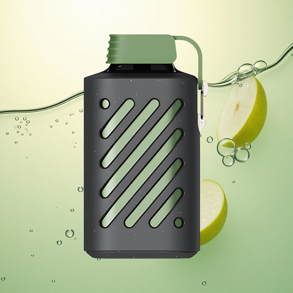 VOZOL GEAR 10000 Puffs Kisela Jabuka Led s 500mAh i 20ml Tekućine