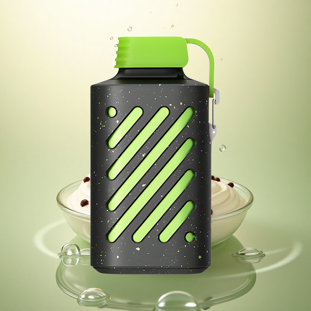 VOZOL GEAR 10000 Puffs Matcha Čokoladni Krema s 20 ml Tekućine i 500mAh Baterijom