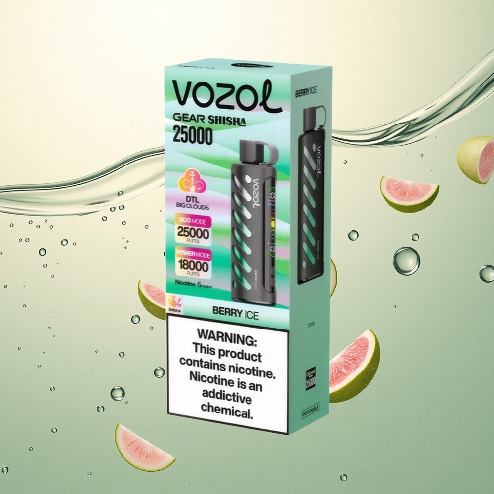 VOZOL Gear Shisha 25000 Puffs Bobica Led 1000mAh Dual Mesh