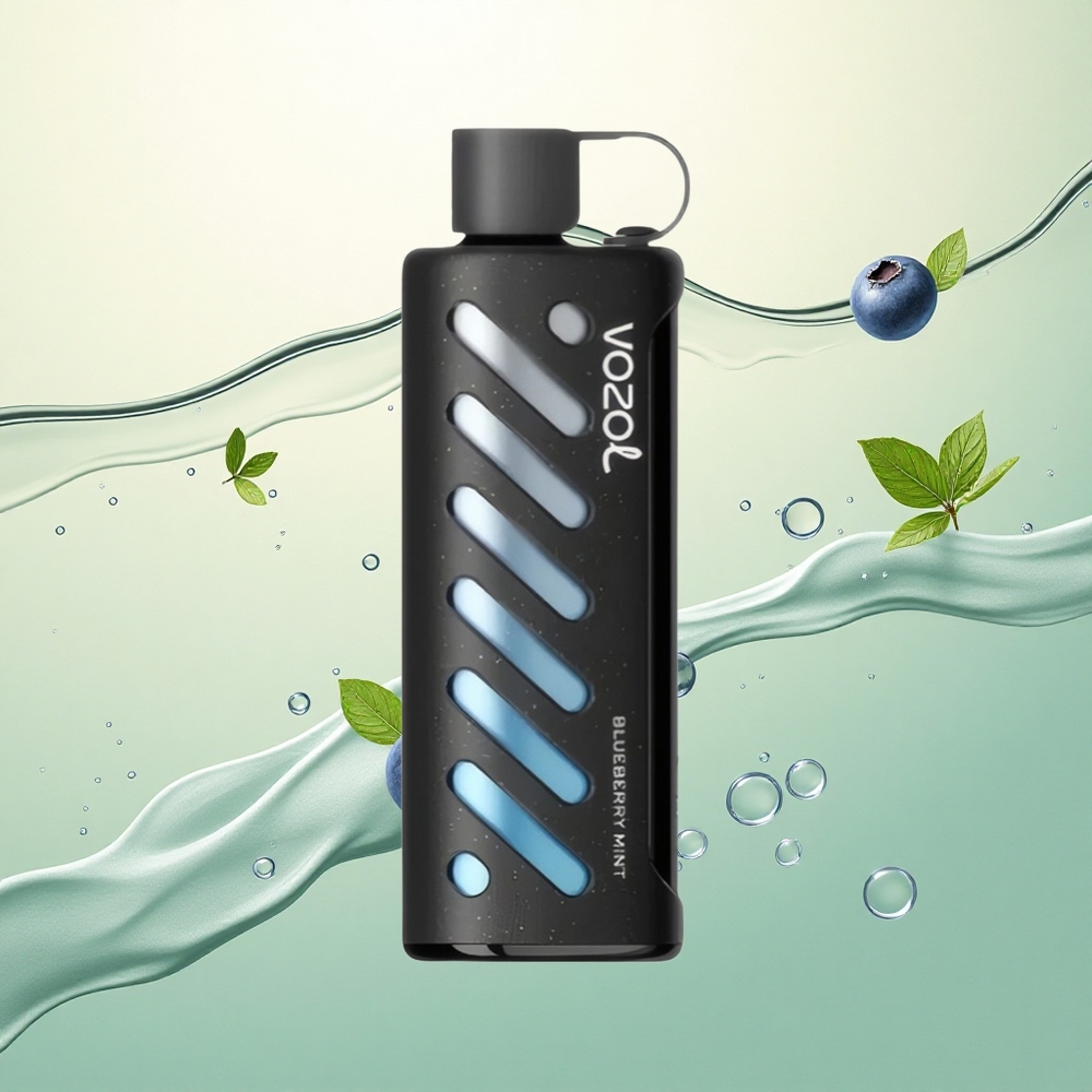 VOZOL Gear Shisha 25000 Puffs Borova Meta s 5mg nikotina i Dual Mesh režimima