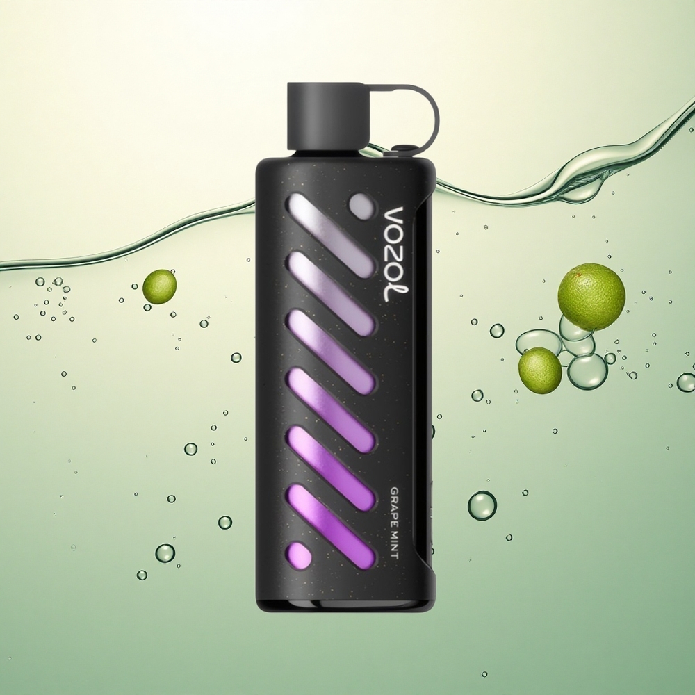 VOZOL Gear Shisha 25000 Puffs Grožđe Metvica Dual Mesh 1000mAh