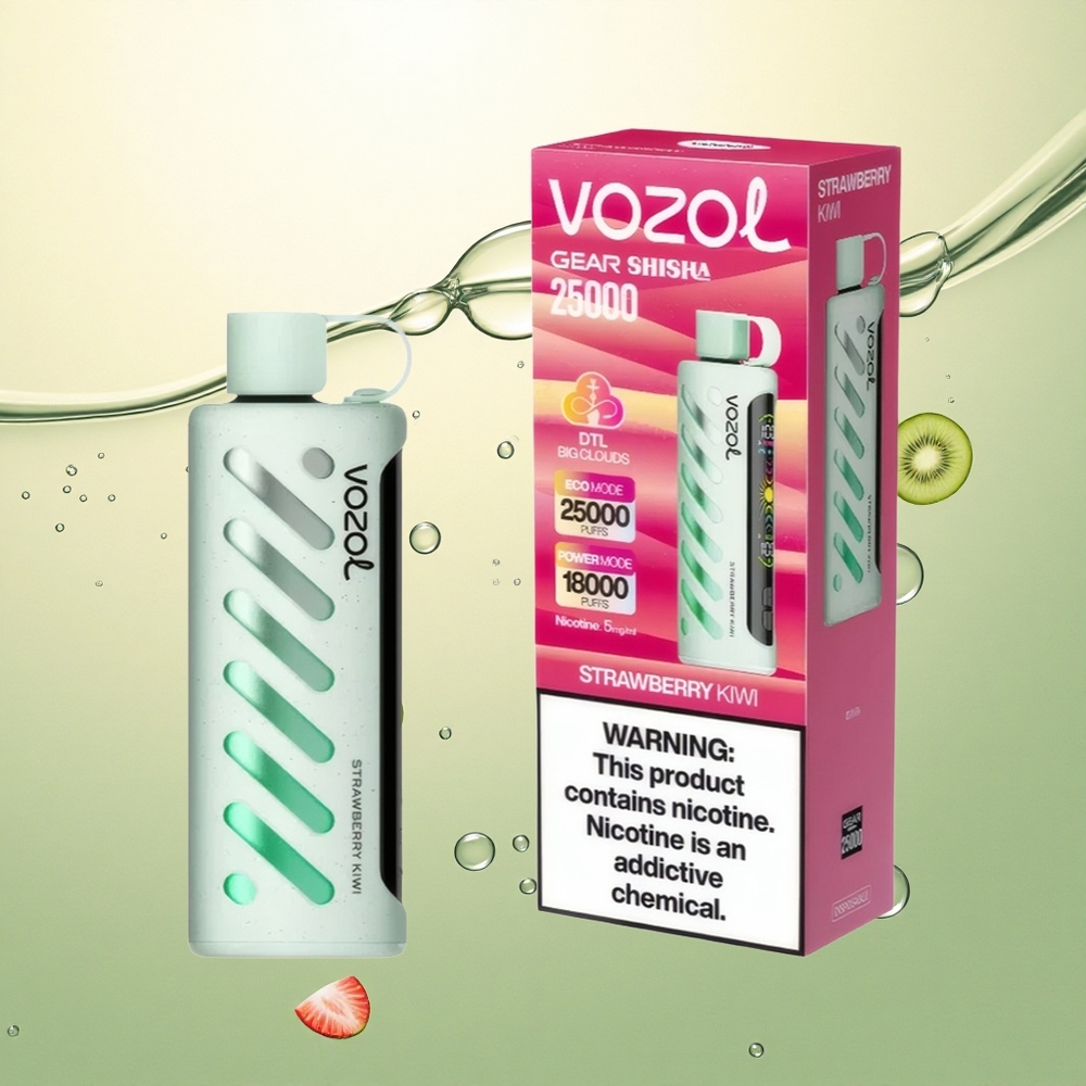 VOZOL Gear Shisha 25000 Puffs Jagoda Kivi Dual Mesh 1000mAh
