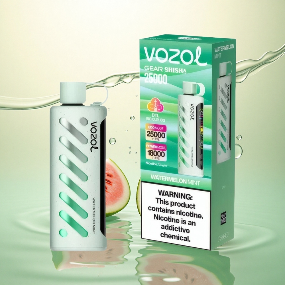 VOZOL Gear Shisha 25000 Puffs Lubenica Metvica s 5mg nikotina i 1000mAh baterijom