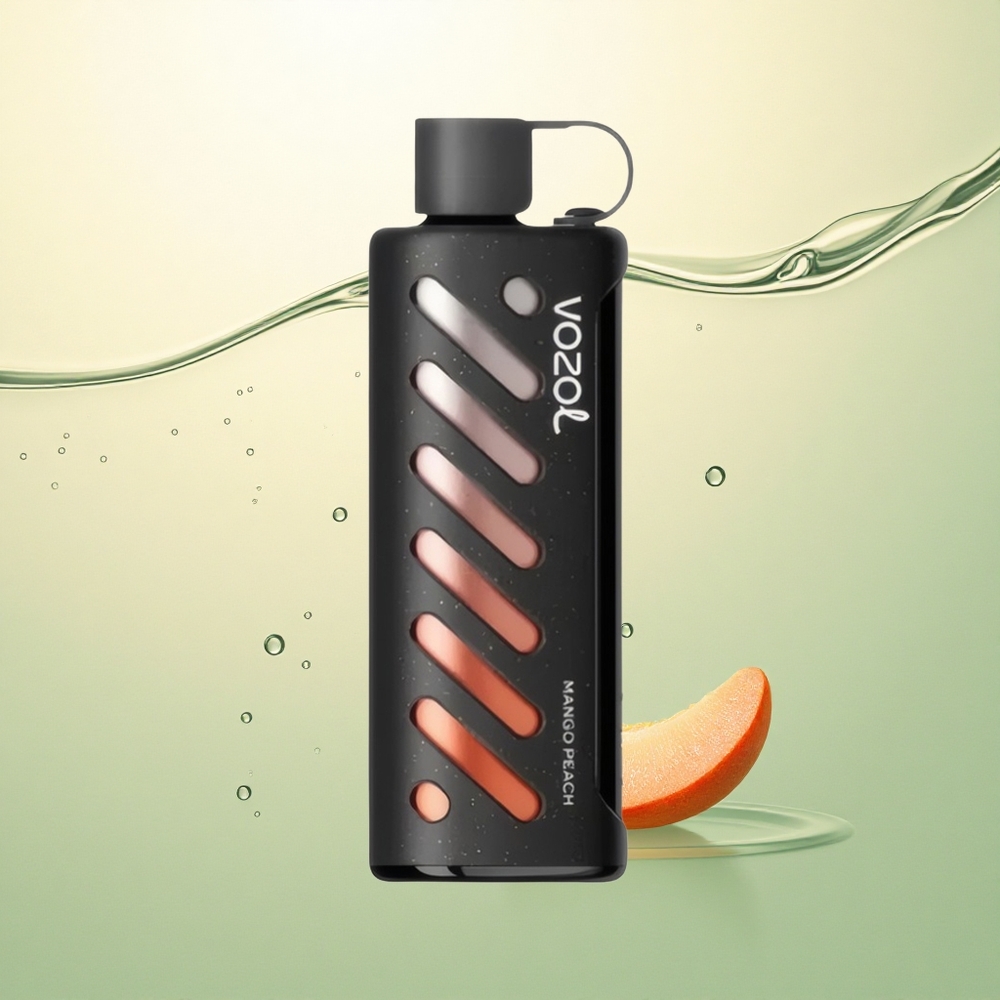 VOZOL Gear Shisha 25000 Puffs Mango Breskva Dual Mesh Dual Modes 1000mAh