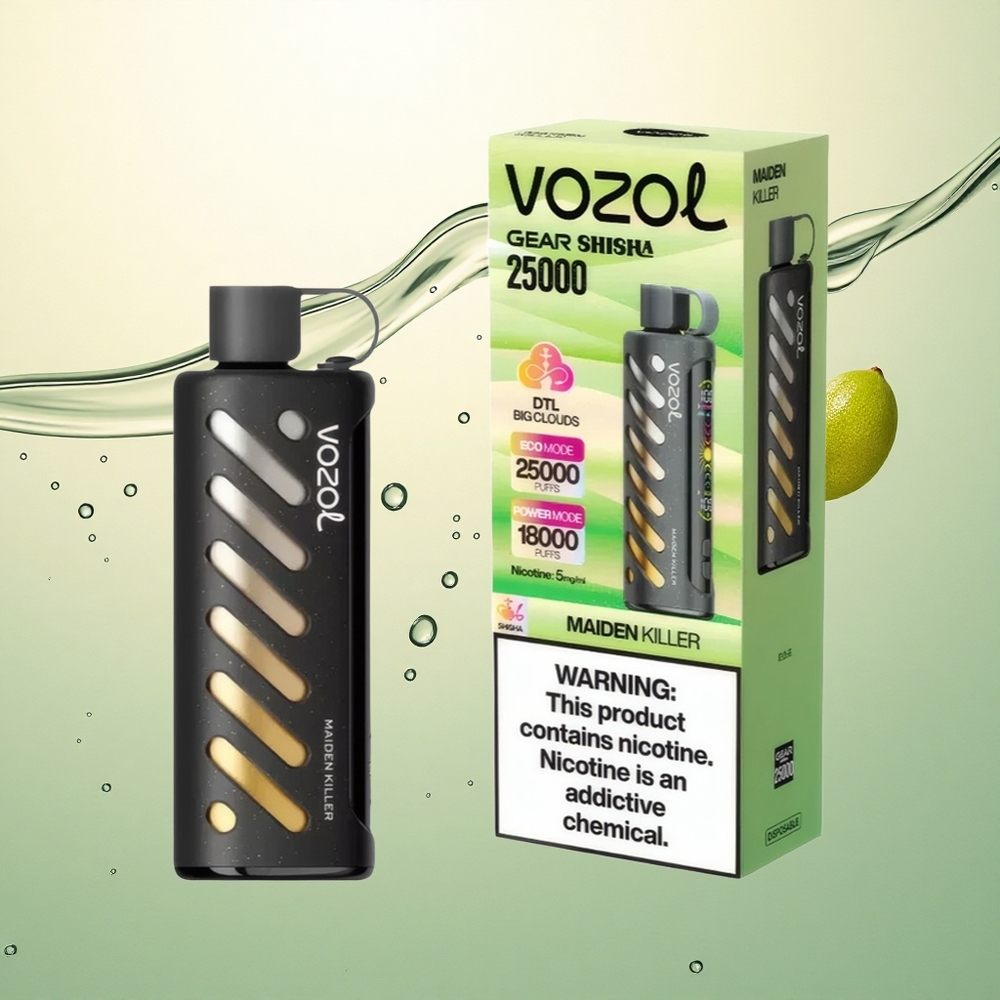 VOZOL Gear Shisha 25000 Puffs Ubojica Djevojaka 30 Okusa 5mg Nikotina 1000mAh