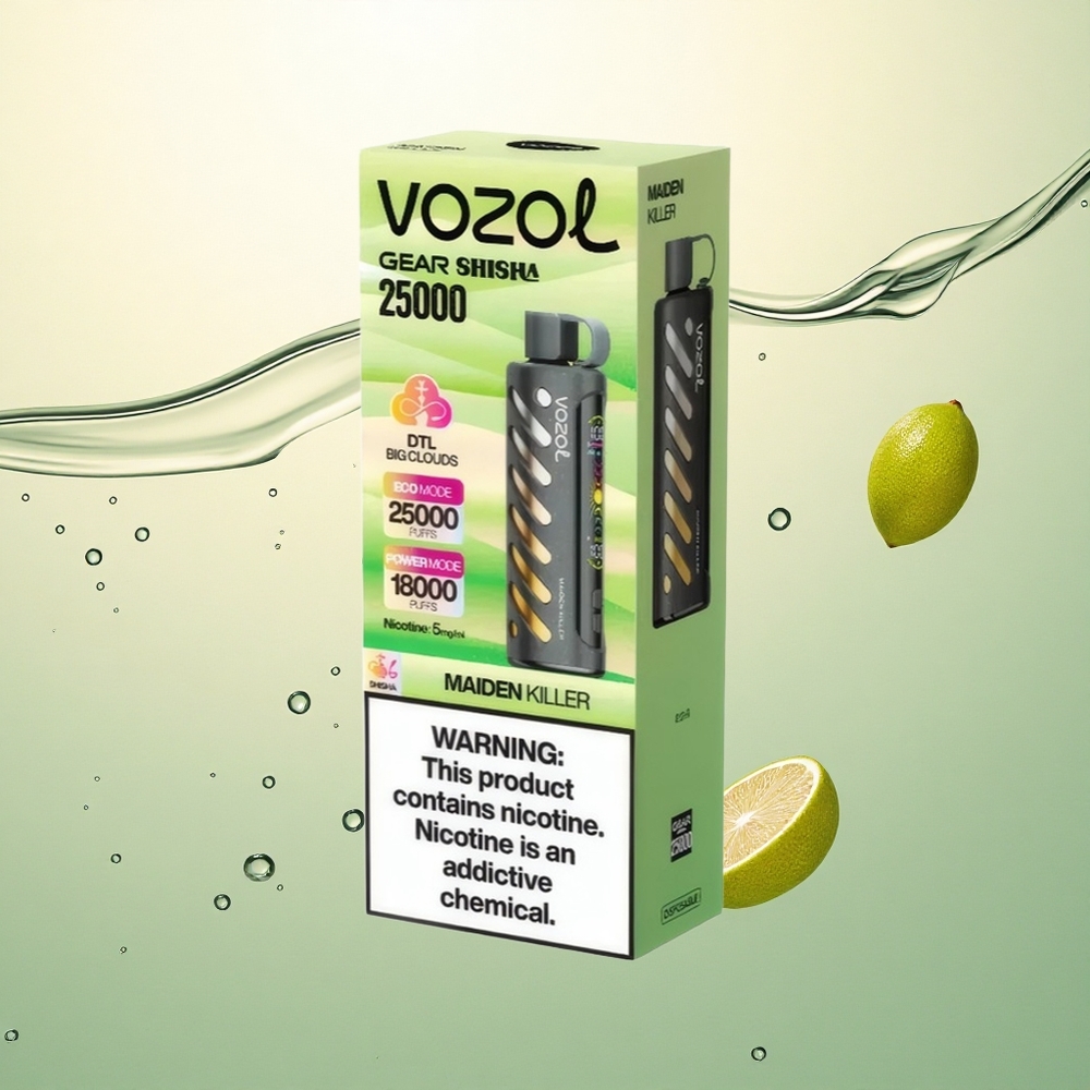 VOZOL Gear Shisha 25000 Puffs Ubojica Djevojaka 30 Okusa 5mg Nikotina 1000mAh