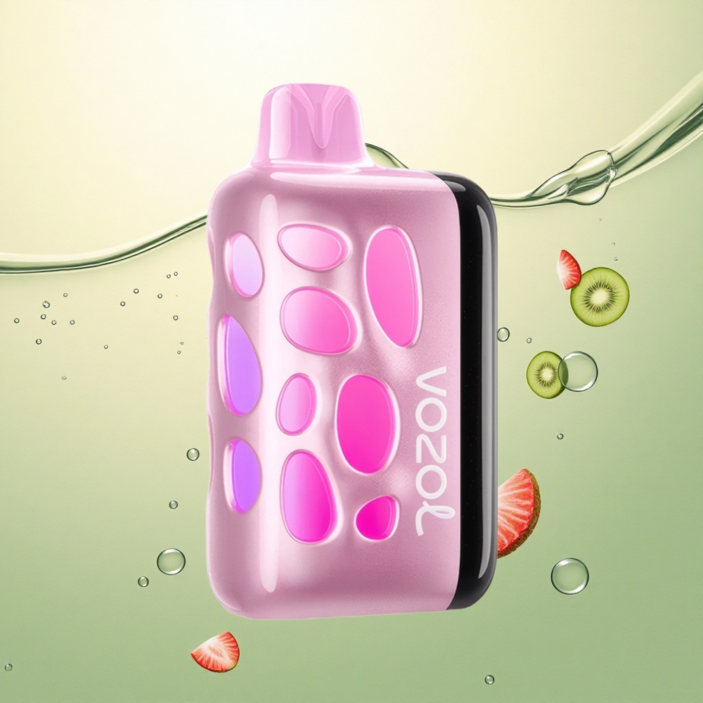 VOZOL RAVE 40000 Puffs Jagoda Kivi - 20mg nikotina - 1000mAh - Svjetleći dizajn
