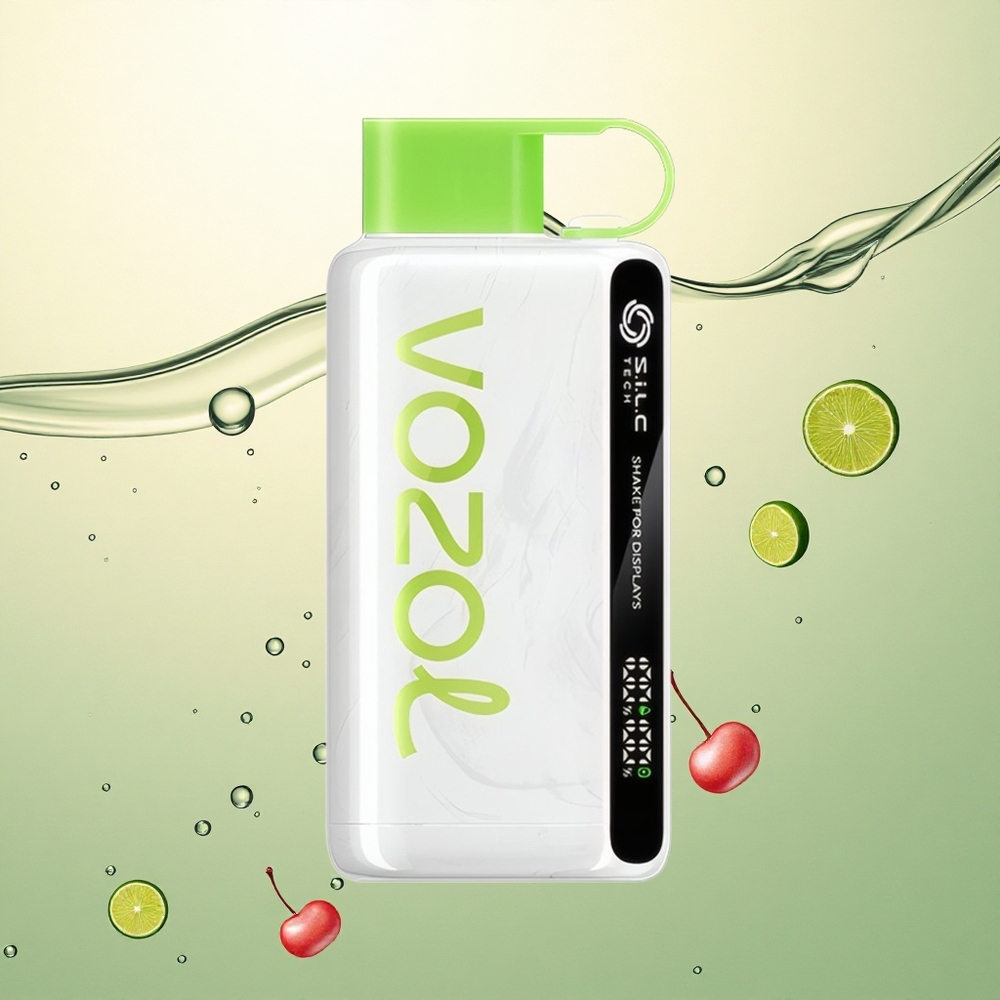 VOZOL STAR 9000/12000 Puffs Trešnja Limeta s 650mAh baterijom i recikliranim plastikom
