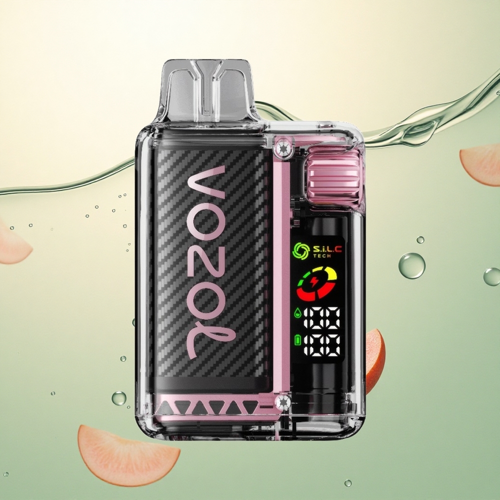 VOZOL Vista 20000 Puffs Breskva Led s OLED zaslonom i 650mAh baterijom