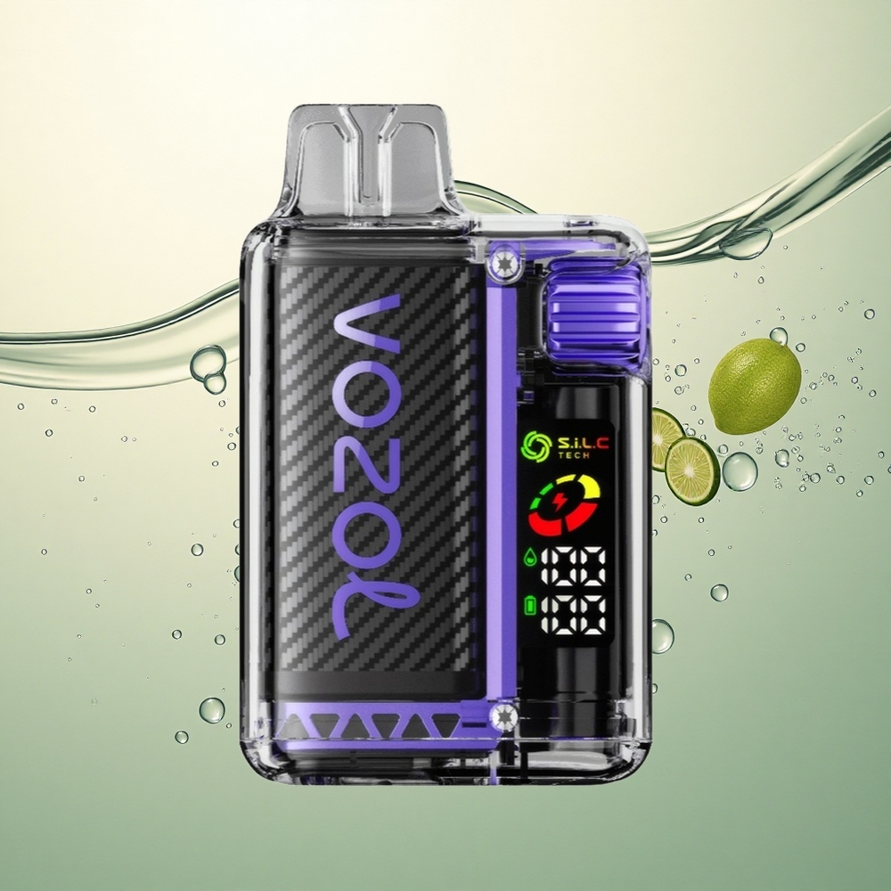 VOZOL Vista 20000 Puffs Ledo Grožđe s OLED Ekranom i 650mAh Baterijom